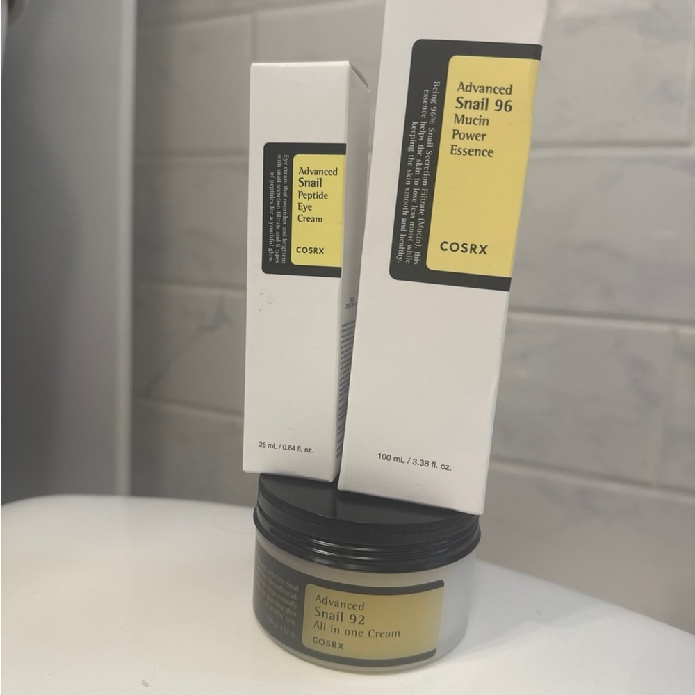 COSRX Advanced Snail Skincare Set - Black and White